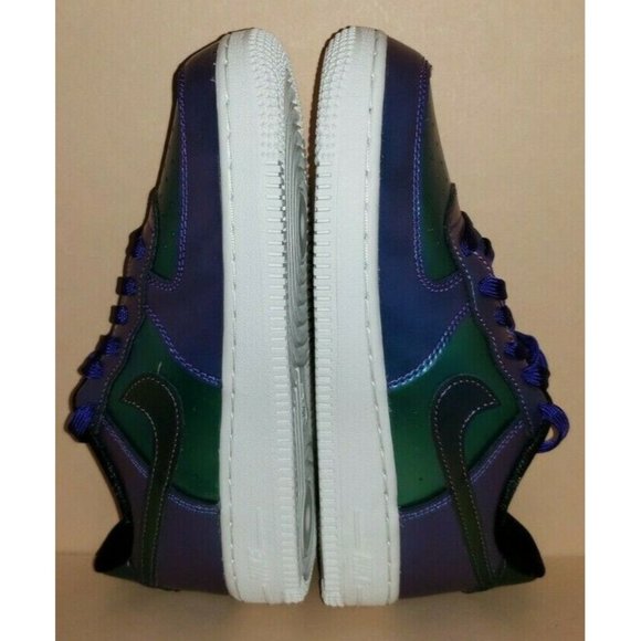 NIKE AIR FORCE 1 LV8 LOW GS IRIDESCENT YOUTH SIZE 6Y NEW W/BOX (no box top) - Picture 4 of 9
